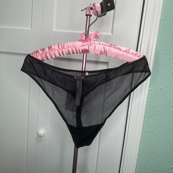 Savage X Fenty Other - Savage X Fenty black sheer thong 2x NWT